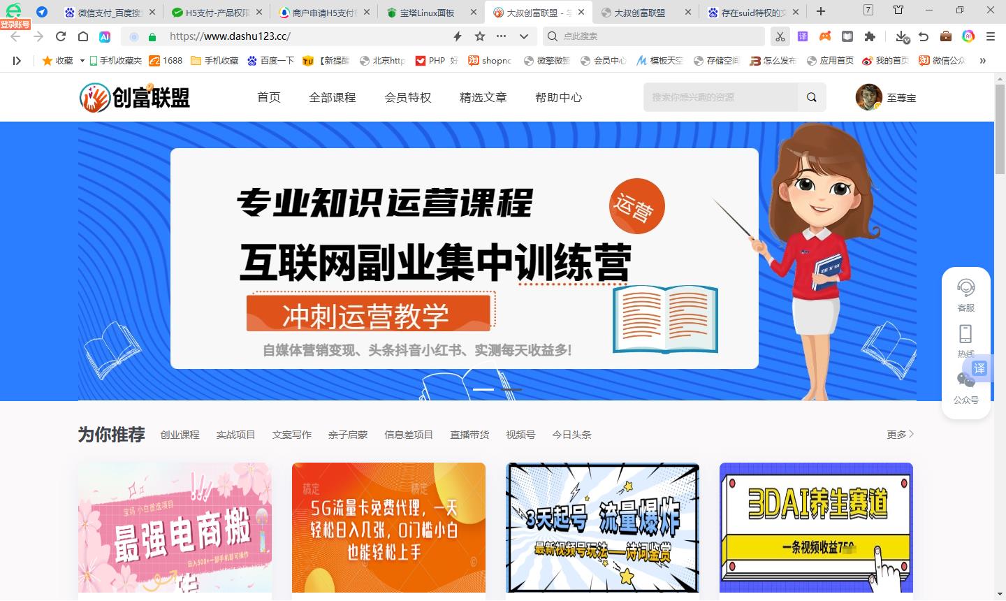 加入VIP会员，免费学习多种网上创业课程，菜鸟秒变大神！-大叔学科网