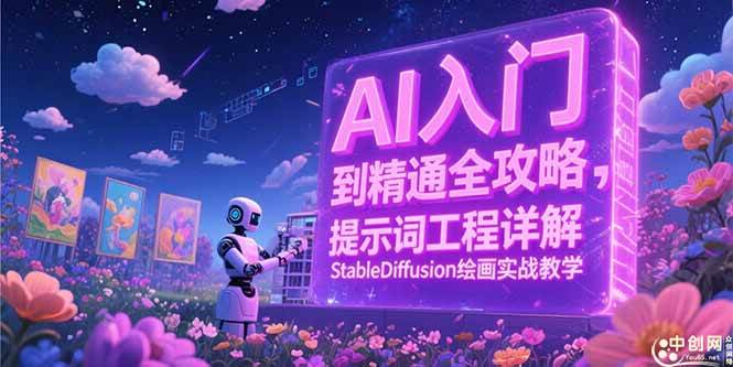 （15181期）AI入门到精通全攻略，提示词工程详解，StableDiffusion绘画实战教学-大叔网创联盟