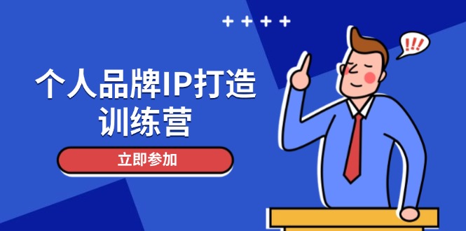 （14737期）个人品牌IP打造训练营，打造人设吸粉话术，日增精准粉，玩转社群变现技巧-大叔网创联盟