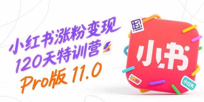 （15432期）小红书涨粉变现120天特训营Pro版11.0：从0到1掌握平台运营,内容制作和变现-大叔网创联盟