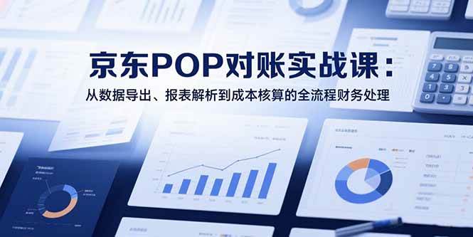 （15447期）2025京东POP对账实战课：从数据导出、报表解析到成本核算的全流程财务处理-大叔网创联盟