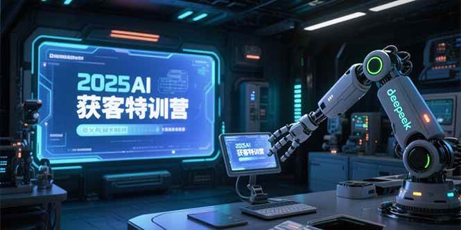 （15289期）2025AI获客特训营，AI图文视频全制作，deepseek工具实操教学-大叔网创联盟