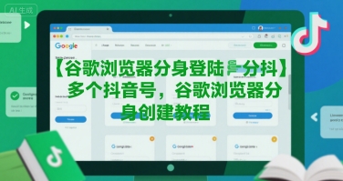 谷歌浏览器分身登陆多个抖音号，谷歌浏览器分身创建教程-大叔网创联盟