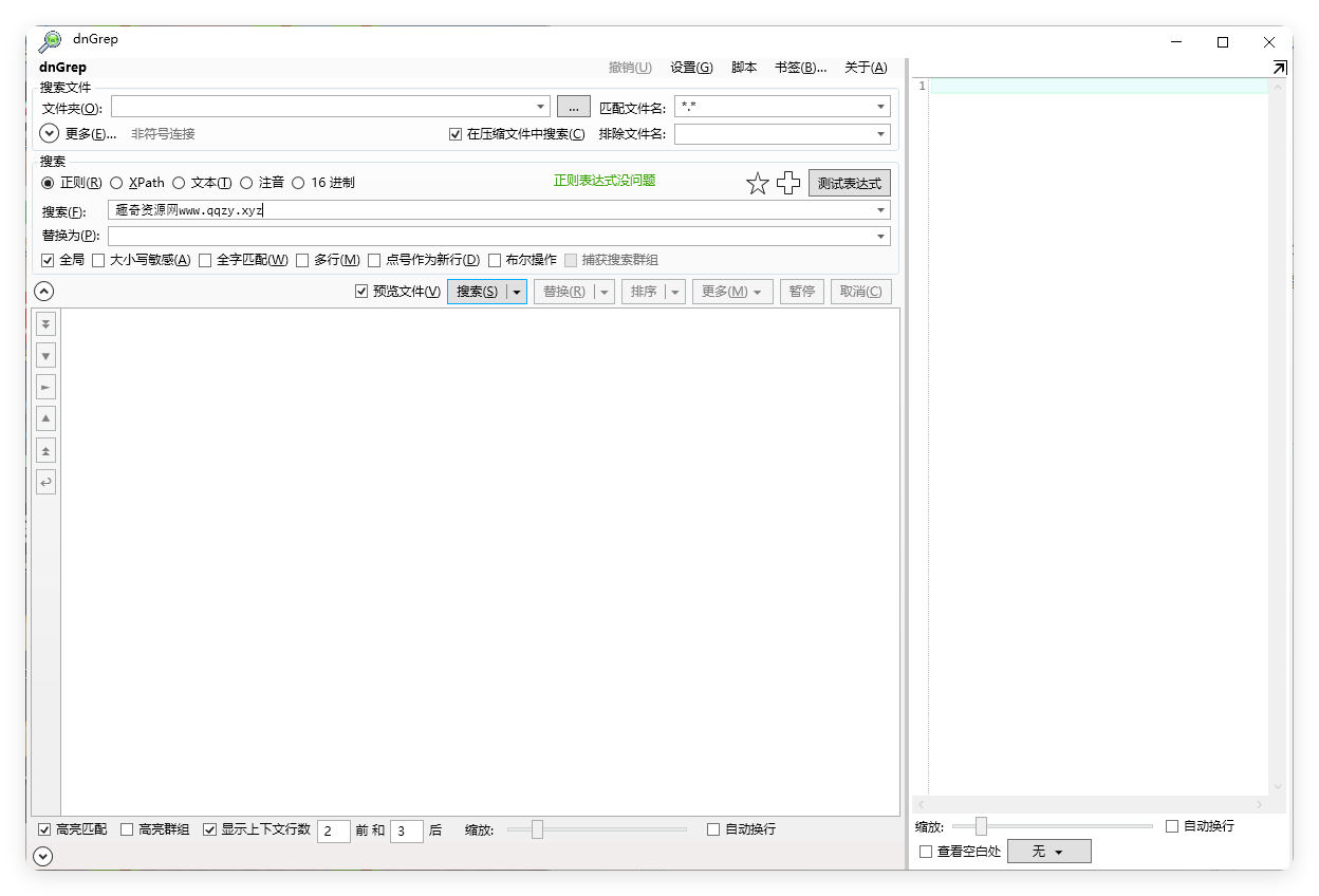 dnGrep文件搜索v4.5.41绿色版-大叔网创联盟