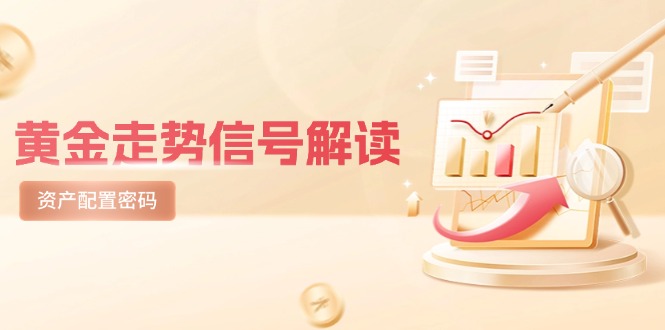 （14860期）黄金走势信号解读，避险逻辑+市场情绪，美股剧震后的资产配置密码-大叔网创联盟