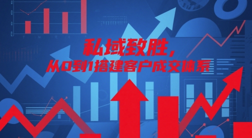 私域致胜，从0到1搭建客户成交体系-大叔网创联盟