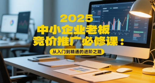 2025中小企业老板竞价推广必修课：从入门到精通的进阶之路-大叔网创联盟