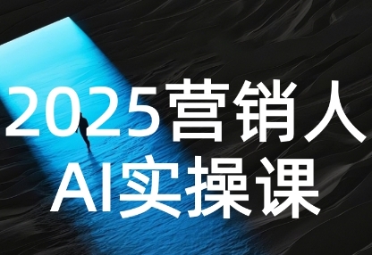 2025营销人Al实操课，AI营销抢跑实战，从Prompt到方案，效率碾压同行-大叔网创联盟