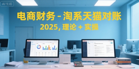 电商财务-淘系天猫对账2025，理论+实操-大叔网创联盟