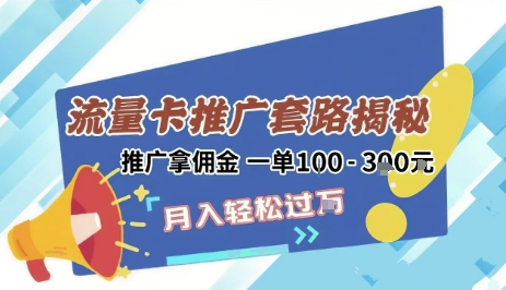 2025年外面卖1500的流量卡项目最新玩法，绿色无门槛对新手非常友好，日入3张+-大叔网创联盟