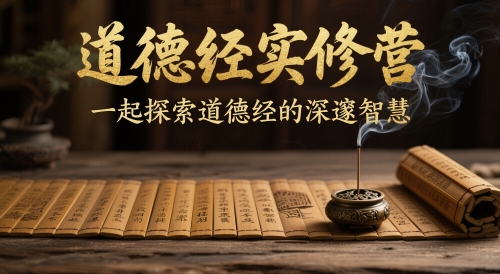 道德经实修营，一起探索道德经的深邃智慧-大叔网创联盟